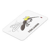 Magnet Flexible Drôle dessin d'insecte moustique (Côté Gauche)