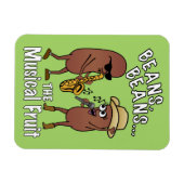 Magnet Flexible Drôle Fête des pères Bean Farting Plaisanterie (Horizontal)