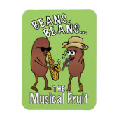 Magnet Flexible Drôle Fête des pères Bean Farting Plaisanterie (Vertical)