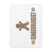 Magnet Flexible Drôle Gingerbread Cookie (Vertical)