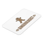 Magnet Flexible Drôle Gingerbread Cookie (Côté Gauche)