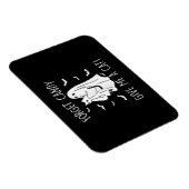 Magnet Flexible Drôle Halloween Cat Ghost Oublier Candy Donner Moi (Côté Droit)