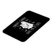 Magnet Flexible Drôle Halloween Cat Ghost Oublier Candy Donner Moi (Côté Gauche)