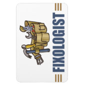 Magnet Flexible Drôle Handyman (Vertical)