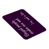 Magnet Flexible Drôle Imbécile des gens (Côté Droit)