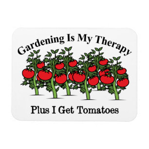 Magnet Flexible Drôle Jardinage Est Mon Thérapie