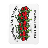 Magnet Flexible Drôle Jardinage Est Mon Thérapie (Vertical)