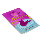 Magnet Flexible Drôle Je Vous Coeurs De Chat Personnalisé (Côté Droit)