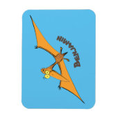 Magnet Flexible Drôle mignon dessin animé de pterodactyle volant o (Vertical)