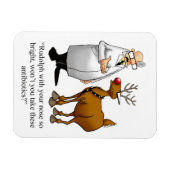 Magnet Flexible Drôle Noël Humour magnétique cadeau (Horizontal)