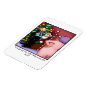 Magnet Flexible Drôle Noël Humour magnétique cadeau (Côté Gauche)