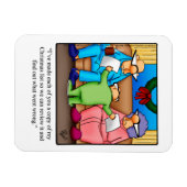 Magnet Flexible Drôle Noël Humour magnétique cadeau (Horizontal)