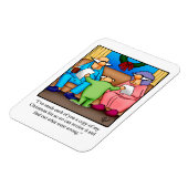 Magnet Flexible Drôle Noël Humour magnétique cadeau (Côté Gauche)
