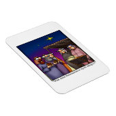 Magnet Flexible Drôle Noël Humour magnétique cadeau (Côté Droit)