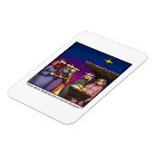 Magnet Flexible Drôle Noël Humour magnétique cadeau (Côté Gauche)