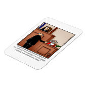 Magnet Flexible Drôle Noël Humour magnétique cadeau (Côté Gauche)