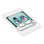 Magnet Flexible Drôle Noël Humour magnétique cadeau (Côté Droit)