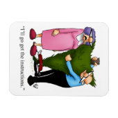 Magnet Flexible Drôle Noël Humour magnétique cadeau (Horizontal)