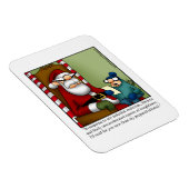 Magnet Flexible Drôle Noël Humour magnétique cadeau (Côté Droit)