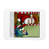 Magnet Flexible Drôle Noël Humour magnétique cadeau (Horizontal)