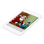 Magnet Flexible Drôle Noël Humour magnétique cadeau (Côté Gauche)