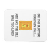 Magnet Flexible Drôle papa dit (Horizontal)