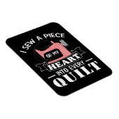 Magnet Flexible Drôle Quilters Dons (Côté Droit)