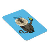 Magnet Flexible Drôle singe-singe macaque à queue de lion (Côté Droit)