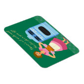 Magnet Flexible Drôle Souffrant Alarme À Feu Temps De Dire (Côté Droit)