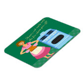 Magnet Flexible Drôle Souffrant Alarme À Feu Temps De Dire (Côté Gauche)