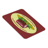 Magnet Flexible Drôle Thanksgiving Canned Cranberry Sauce (Côté Droit)