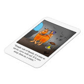 Magnet Flexible Drôle Vin Humour magnétique cadeau cadeau (Côté Gauche)