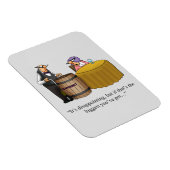 Magnet Flexible Drôle Vin Humour magnétique cadeau cadeau (Côté Droit)