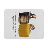 Magnet Flexible Drôle Vin Humour magnétique cadeau cadeau (Horizontal)