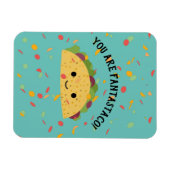 Magnet Flexible Drôle Vous êtes Fantastaco Cute Kawaii Taco (Horizontal)