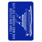 Magnet Flexible Drôle Voyage de bateau de croisière Accompagné pou (Vertical)
