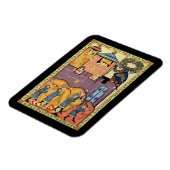 Magnet Flexible Dropping Rocks, Manesse de Codex du XIVe siècle (Côté Gauche)