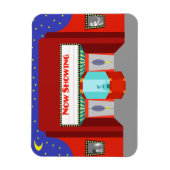 Magnet flexible du cinéma rétro (Vertical)