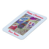 Magnet flexible du village de Noël (Côté Gauche)