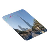 Magnet Flexible Dubai Burj Khalifa vue réfrigérateur aimant (Côté Droit)