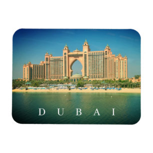 Magnet Flexible Dubaï resort on Palm Jumeirah view frigo aimant