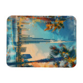 Magnet Flexible Dubai United Arab Emirates Burj Khalifa Cityscape (Horizontal)