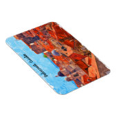 Magnet Flexible Dubrovnik Croatie Aquarelle Peinture Voyage (Côté Droit)