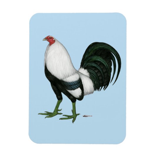 Magnet Flexible Duckwing Gamecock (Vertical)