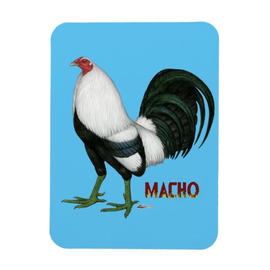 Magnet Flexible Duckwing Gamecock (Vertical)