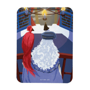 Magnet Flexible Dumbledore & Fawkes sur Balcon