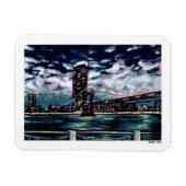 Magnet Flexible Dumbo, aimant NYC (Horizontal)