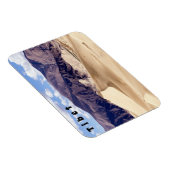 Magnet Flexible Dunes de sable près du monastère de Samye - Tibet (Côté Droit)