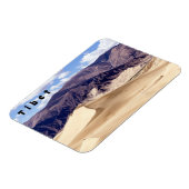 Magnet Flexible Dunes de sable près du monastère de Samye - Tibet (Côté Gauche)