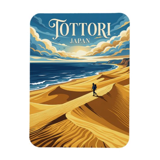 Magnet Flexible Dunes de Tottori Japon (Vertical)